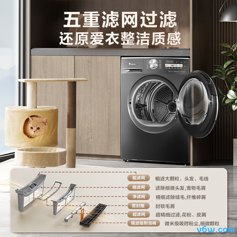 小天鹅TG100RVIC+TH100VH83MAX洗衣机图片