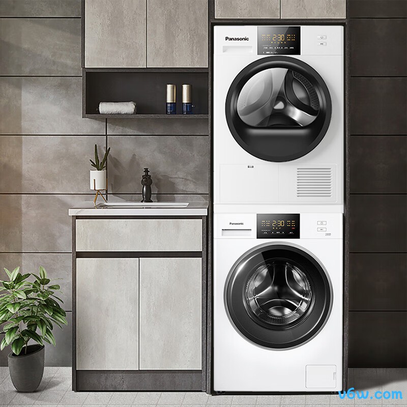 松下XQG100-31JED+NH-EH31JW洗衣机图片