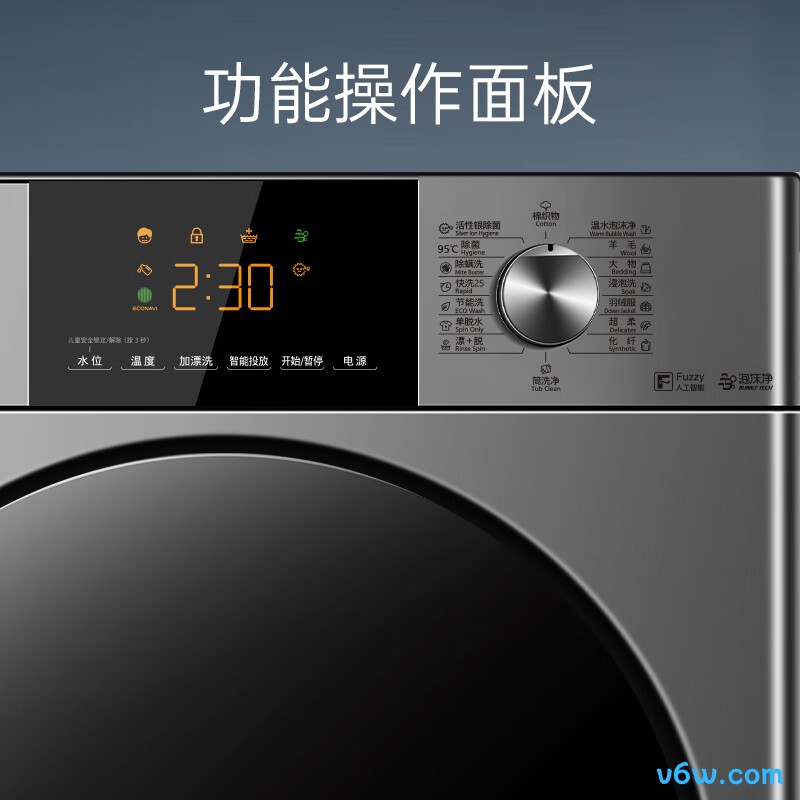 松下XQG100-811M洗衣机图片