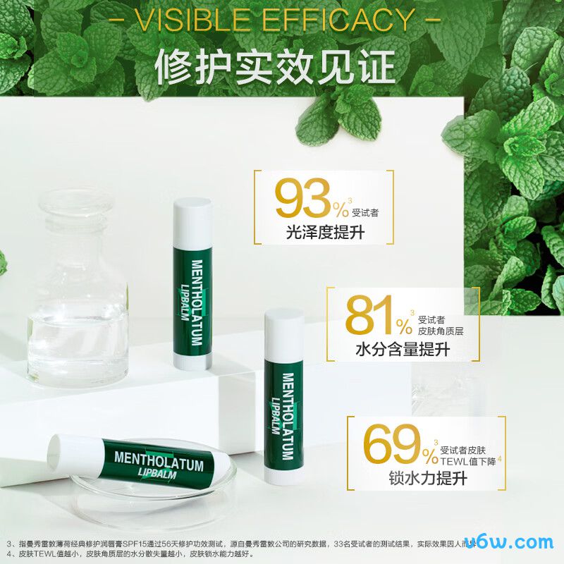 曼秀雷敦薄荷润唇膏SPF15润唇膏图片
