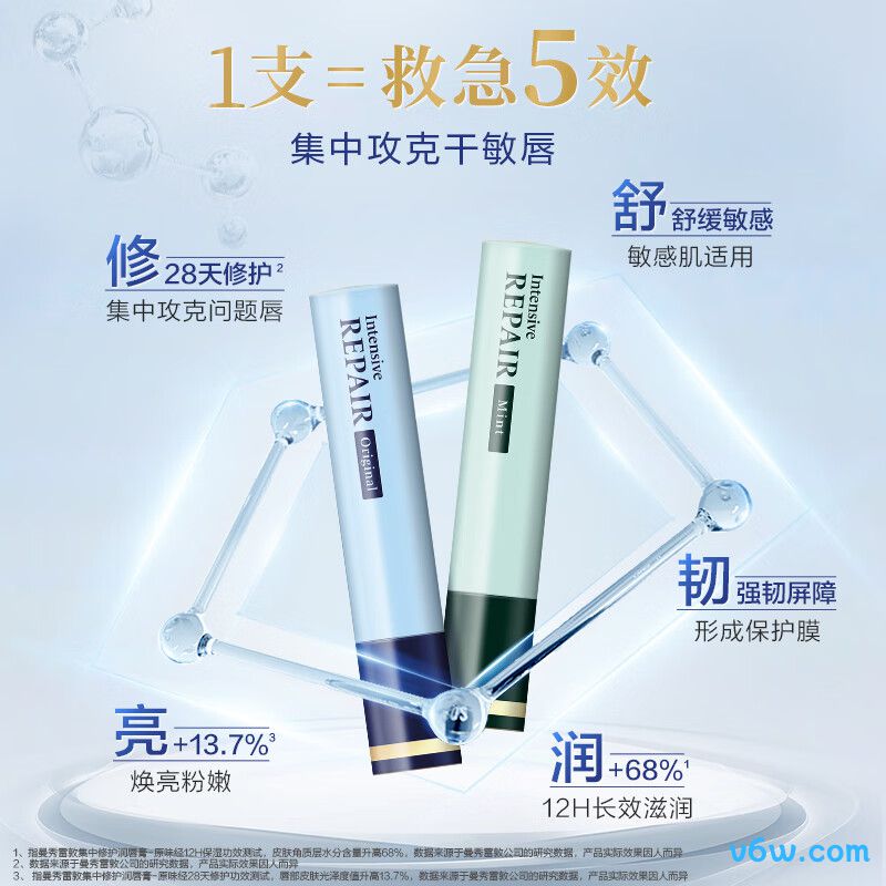 曼秀雷敦集中修护润唇膏润唇膏图片