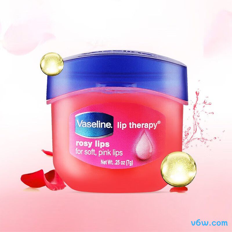凡士林经典修护唇膏玫瑰味润唇膏图片
