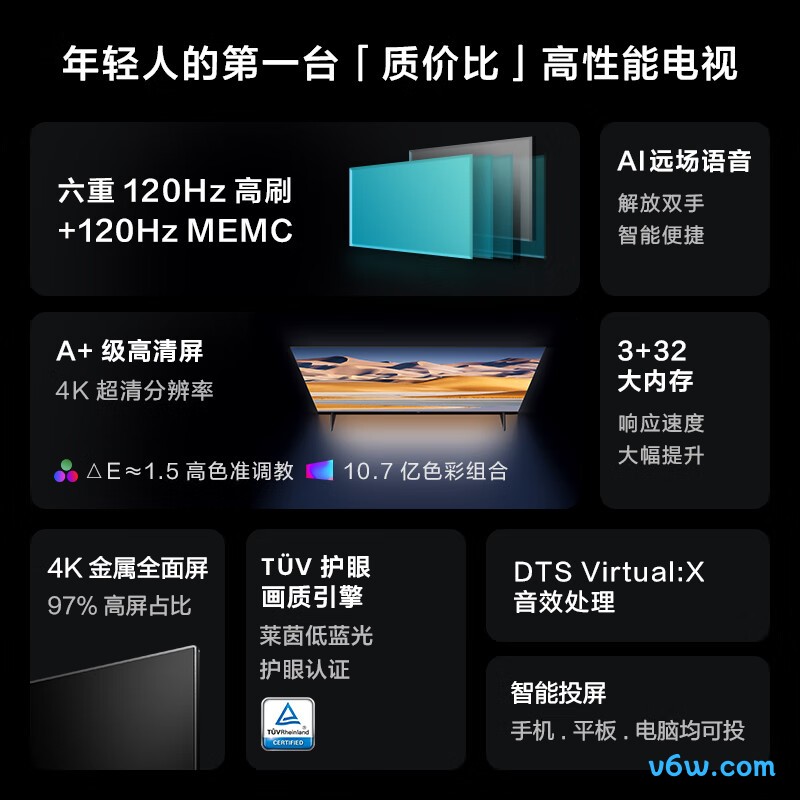 Vidda-55V1K-S平板电视图片