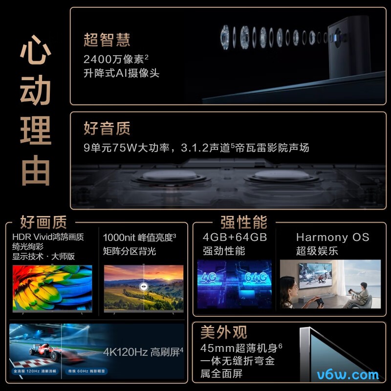 华为HD85THAA平板电视图片