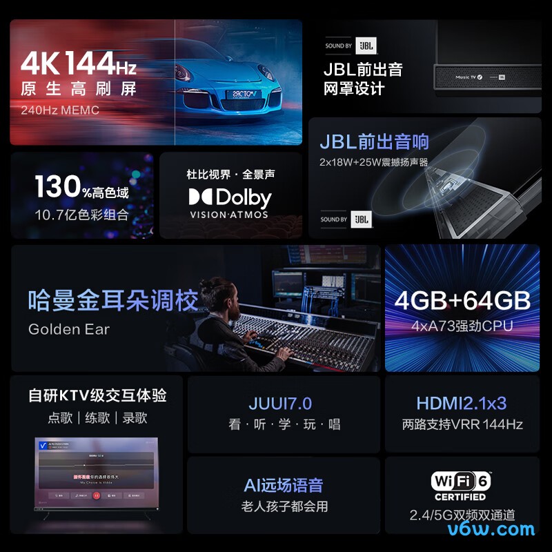 Vidda-65V5K平板电视图片