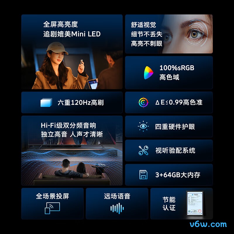 创维65A4E平板电视图片