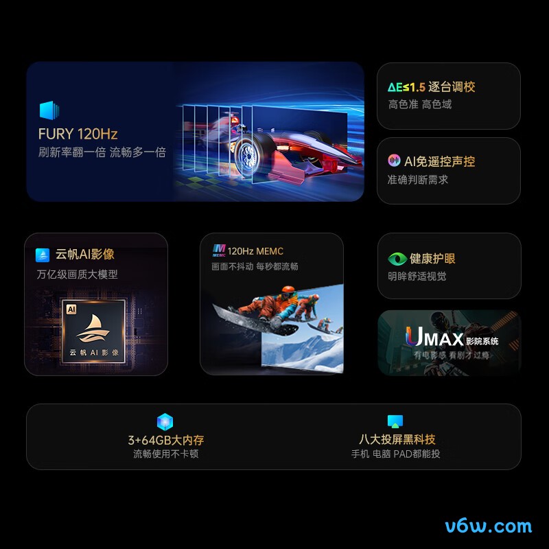 长虹85D6平板电视图片