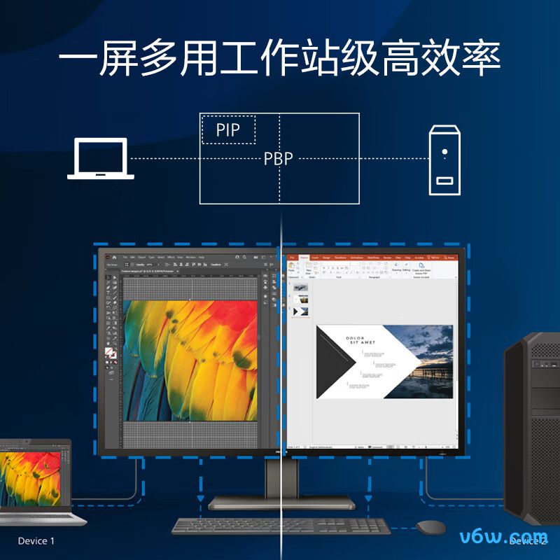 飞利浦439P1显示器图片