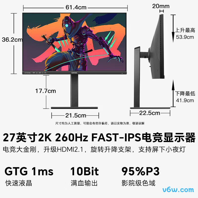 SANCG7Pro Max显示器图片