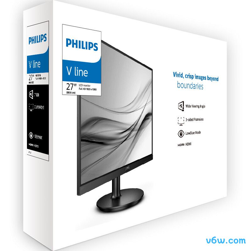 飞利浦271V8W显示器图片