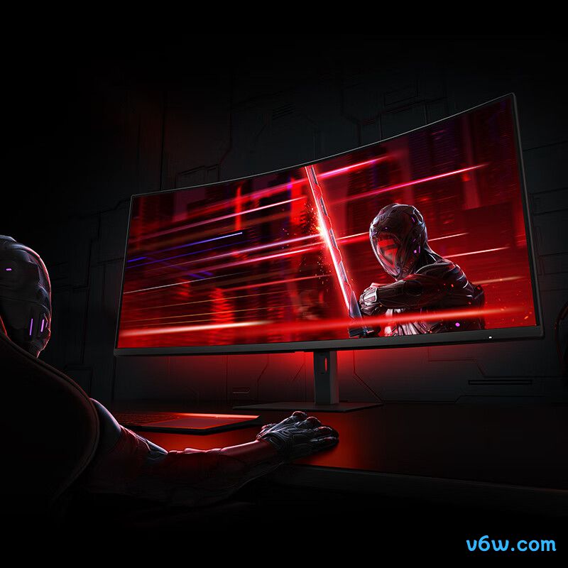 小米C34WQBA-RG显示器图片