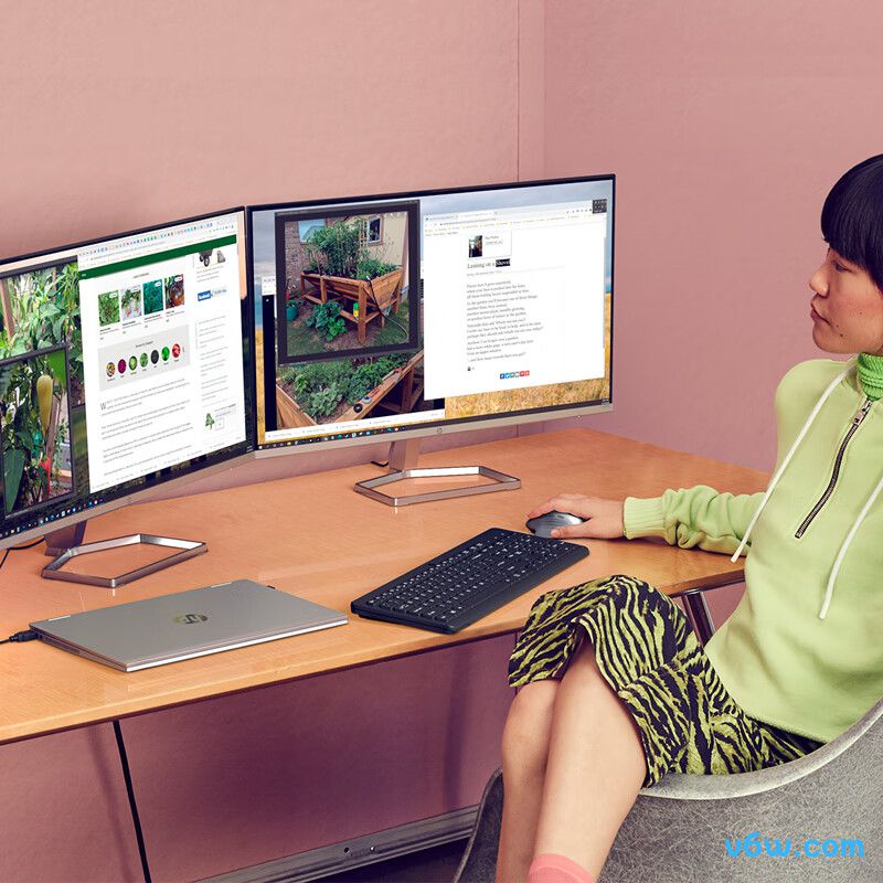 惠普M27fq显示器图片