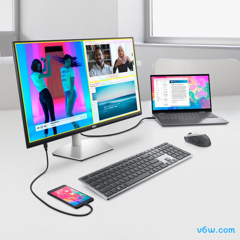 戴尔S2722QC显示器图片