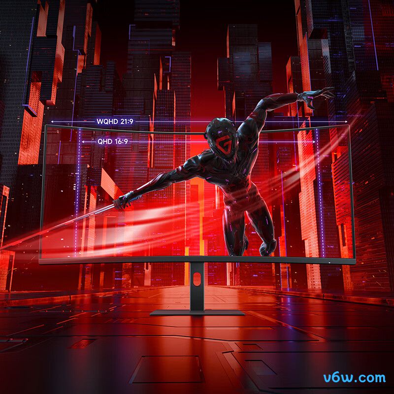 小米C34WQBA-RG显示器图片