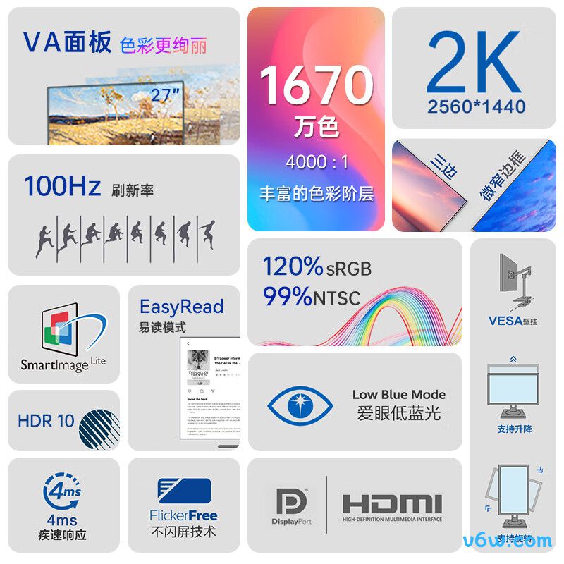 飞利浦275S9LRB显示器图片