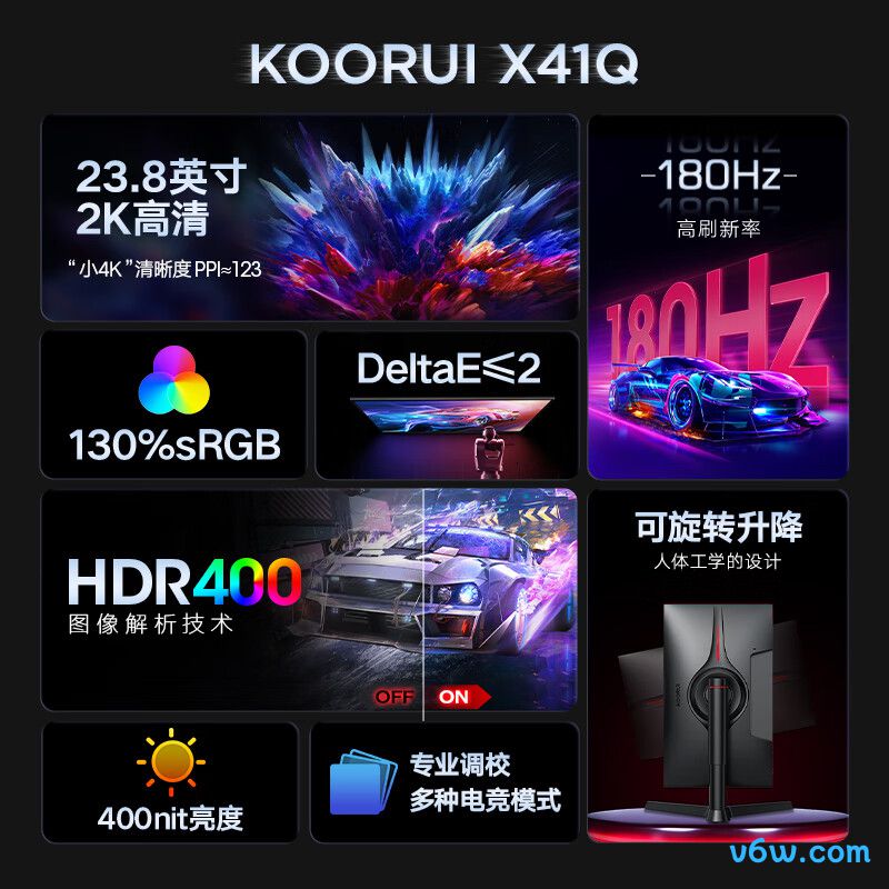 KOORUI X41Q显示器图片