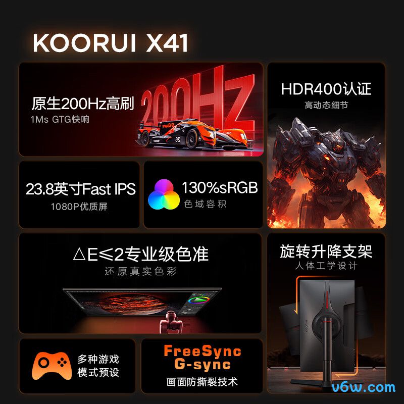 KOORUIX41显示器图片