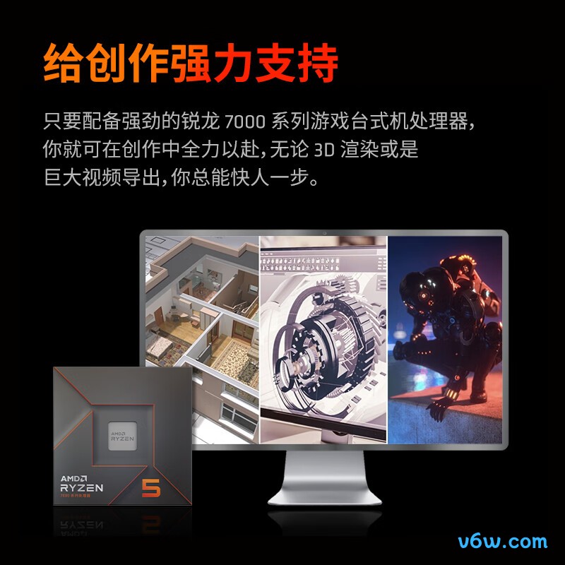 AMD 锐龙5 7600XCPU图片