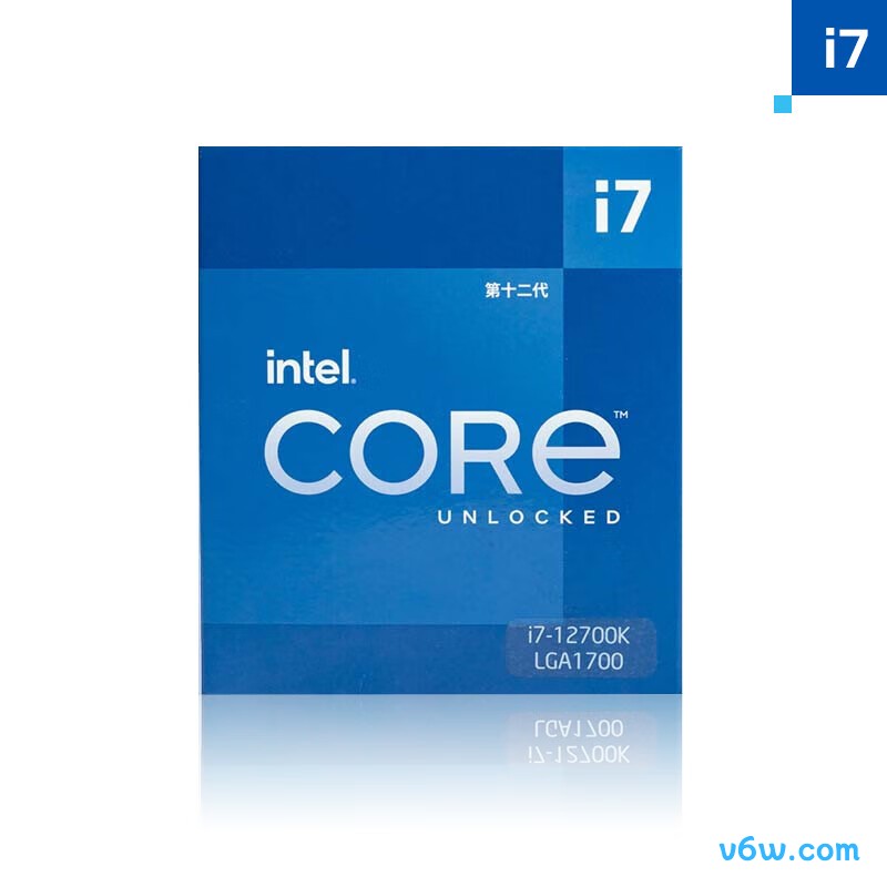 英特尔i7-12700KCPU图片
