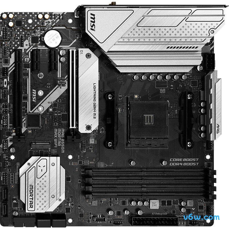 微星MAG B550M MORTAR MAX WIFI主板图片