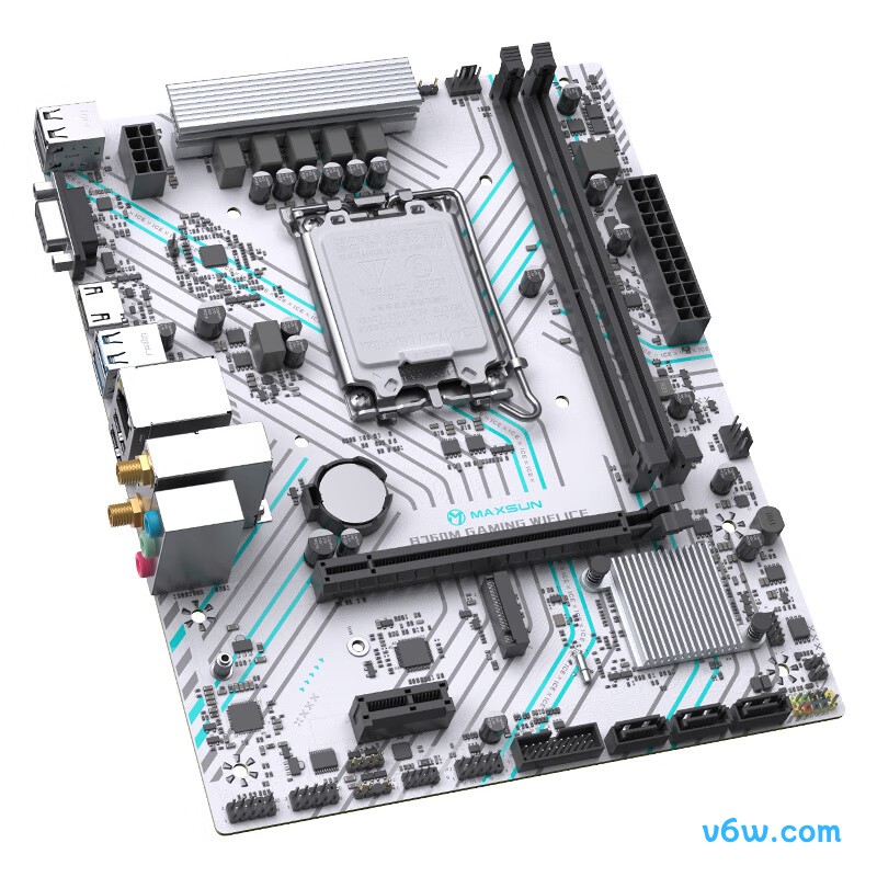 铭瑄MS-B760M GAMING WIFI ICE主板图片