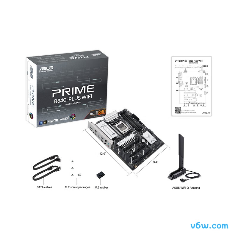 华硕PRIME B840-PLUS WIFI主板图片