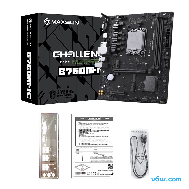 铭瑄MS-挑战者B760M-N D5主板图片