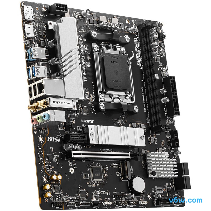 微星B650M BOMBER WIFI主板图片