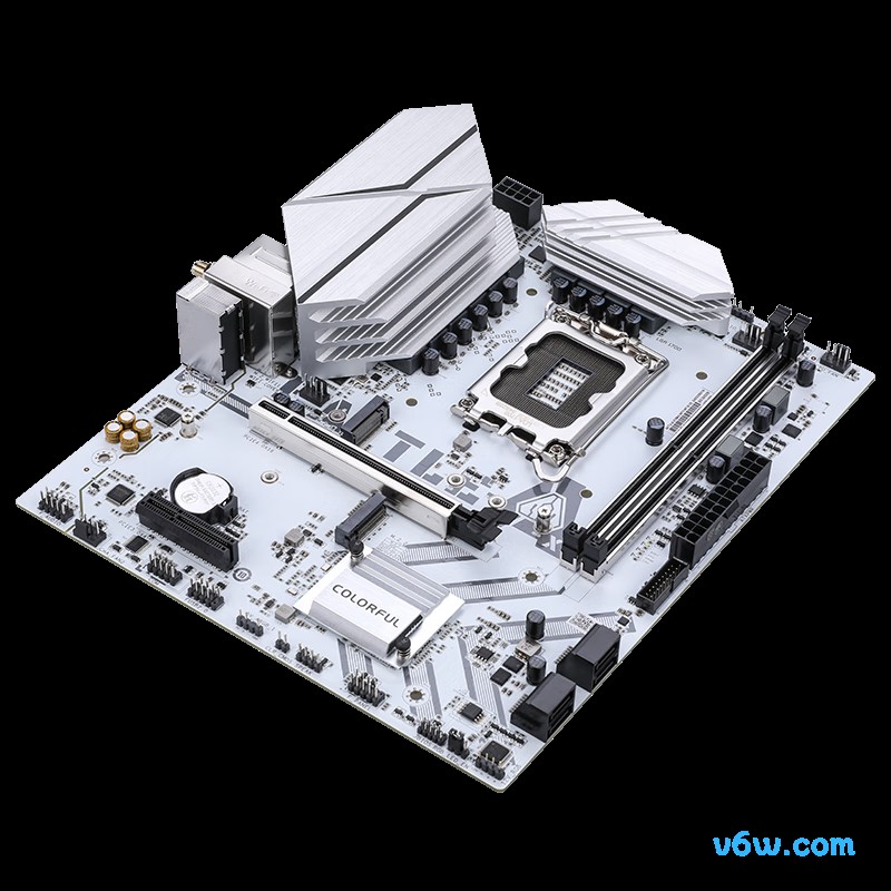 七彩虹BATTLE-AX B760M-G WHITE WIFI D5 V20主板图片