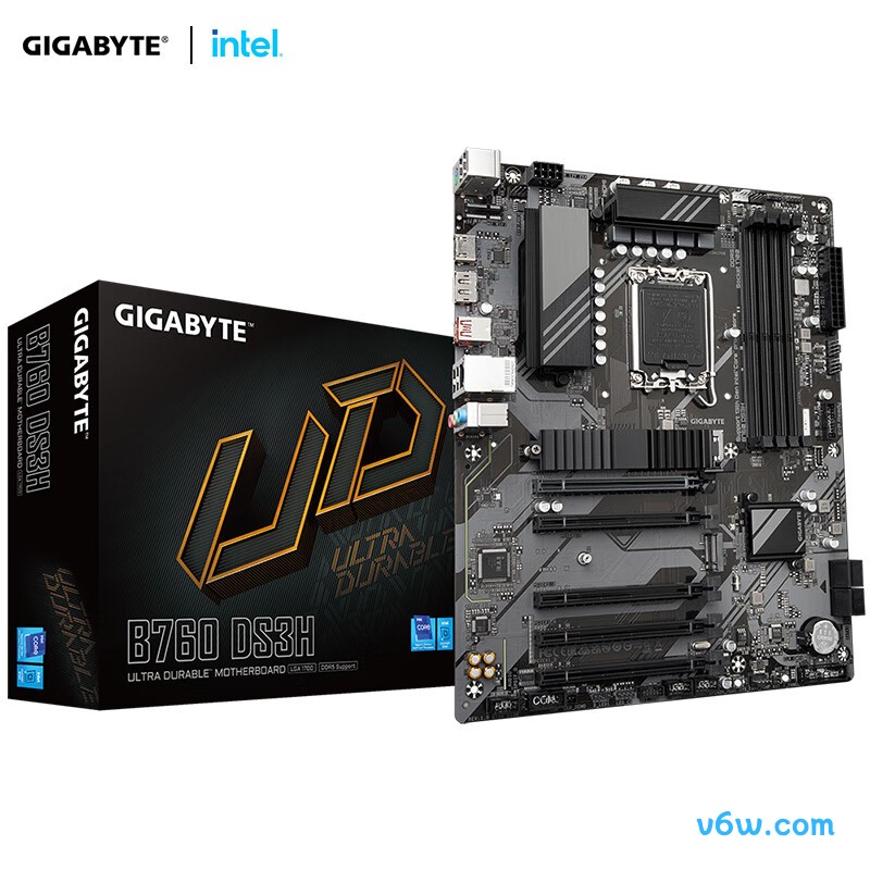 技嘉B760 DS3H主板图片