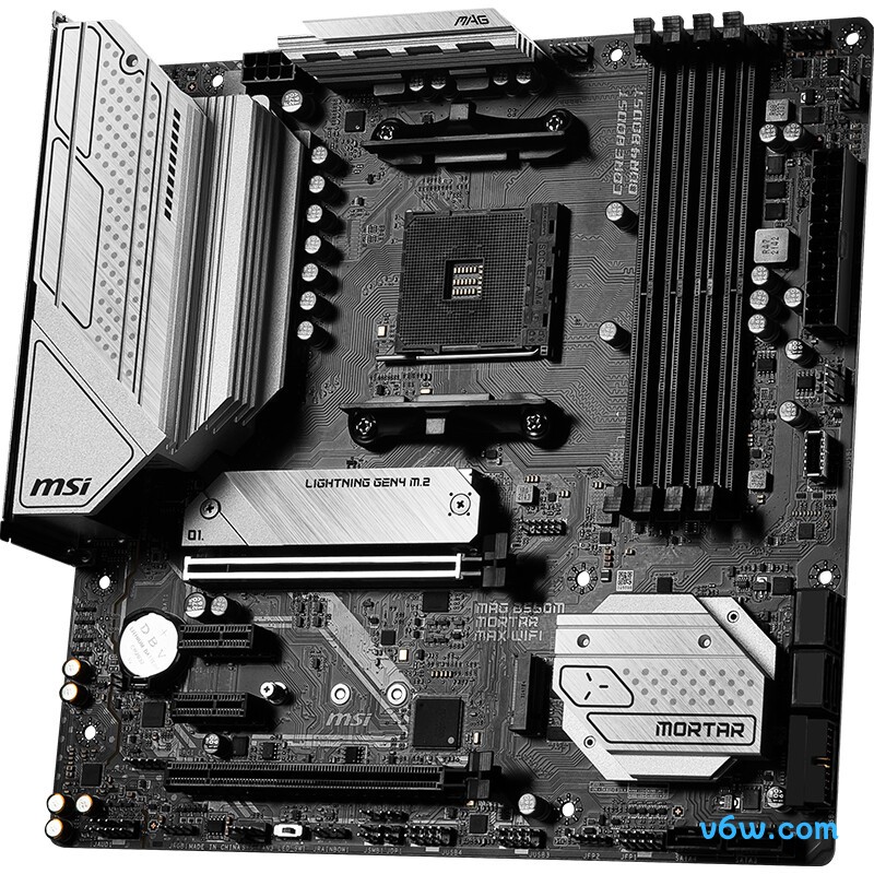 微星MAG B550M MORTAR MAX WIFI主板图片