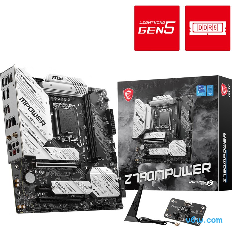 微星Z790MPOWER主板图片