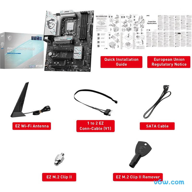 微星B860 GAMING PLUS WIFI主板图片