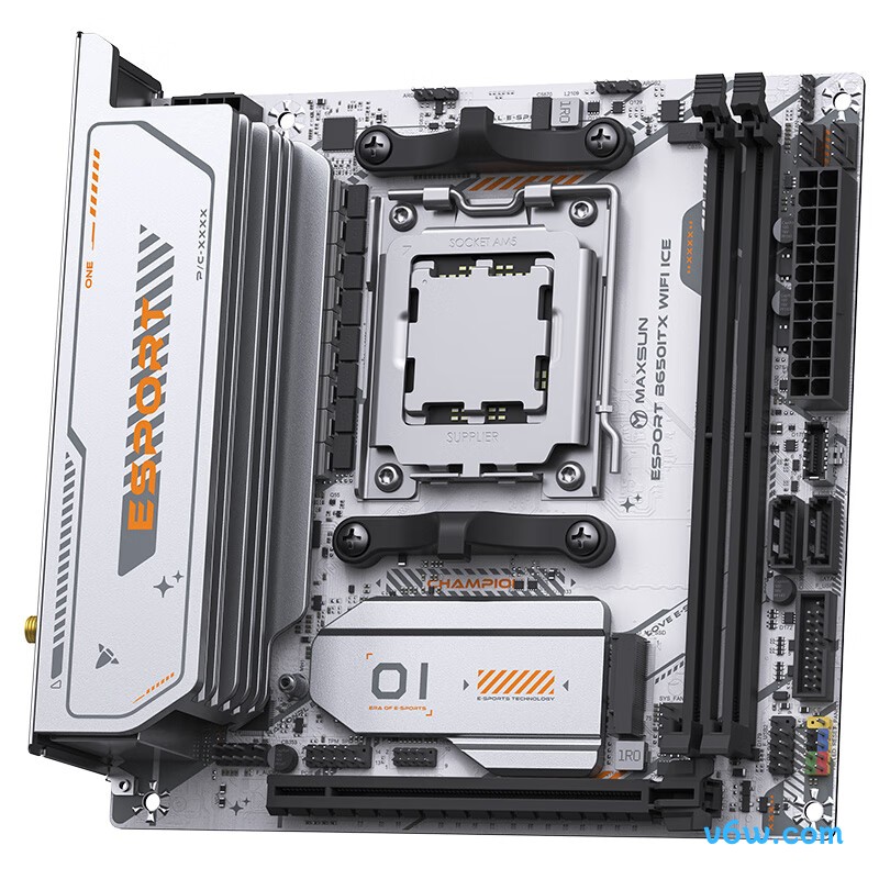 铭瑄MS-eSport B650ITX WIFI ICE主板图片