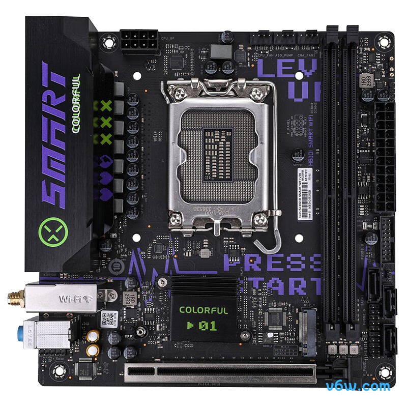 七彩虹Colorful H610I SMART WIFI V20主板图片