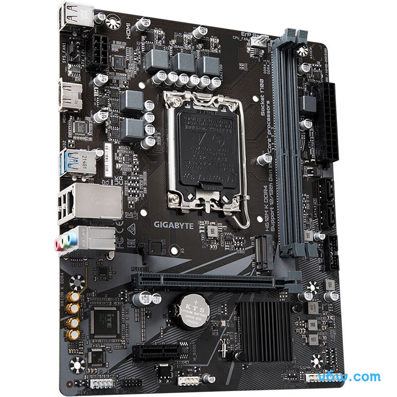 技嘉H610M K DDR4主板图片