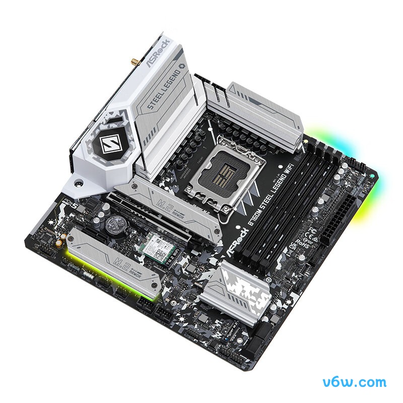 华擎B760M Steel Legend WiFi主板图片