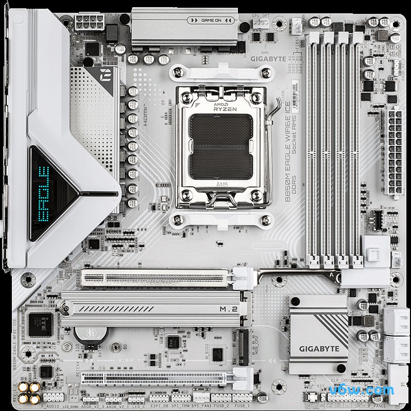 技嘉B850M EAGLE WIFI6E ICE主板图片