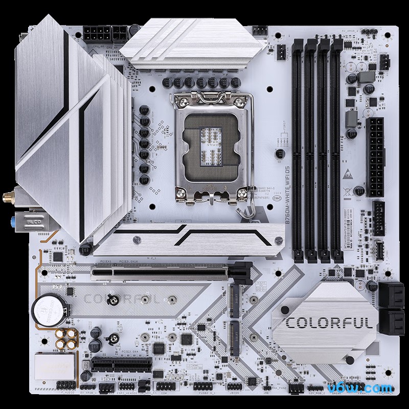 七彩虹BATTLE-AX B760M-WHITE WIFI D5 V20主板图片