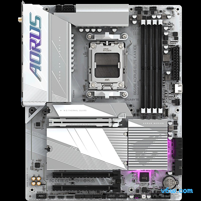 技嘉B650E AORUS ELITE X AX ICE主板图片