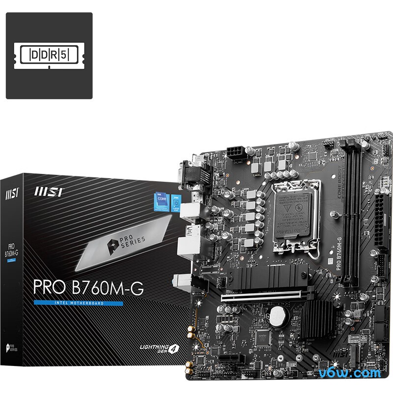 微星微星(MSI)PRO B760M-G DDR5主板图片