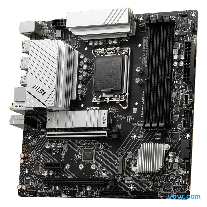 微星PRO B760M-A WIFI DDR4 II主板图片