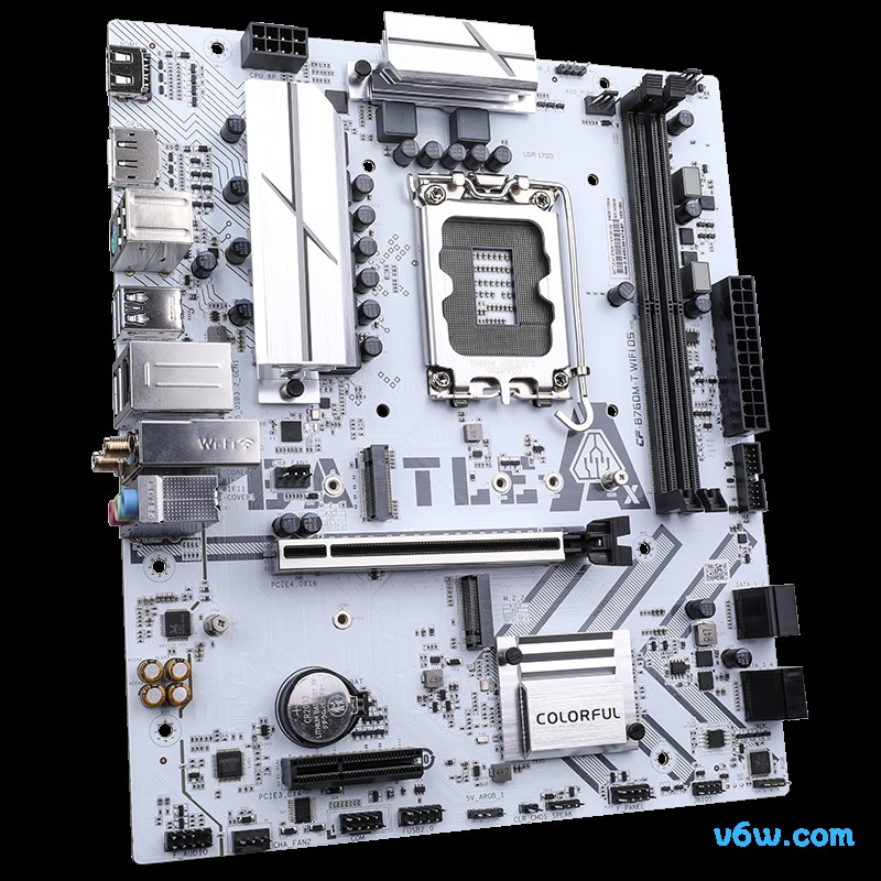 七彩虹BATTLE-AX B760M-T WIFI D5 V20主板图片