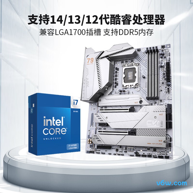 七彩虹CVN Z790D5 ARK FROZEN V20主板图片