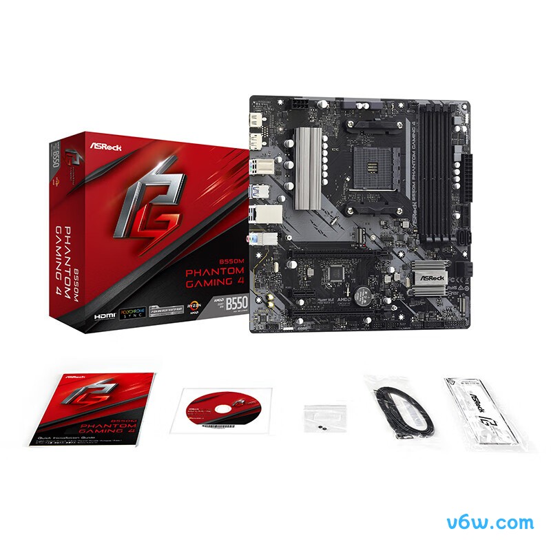 华擎B550M Phantom Gaming 4主板图片