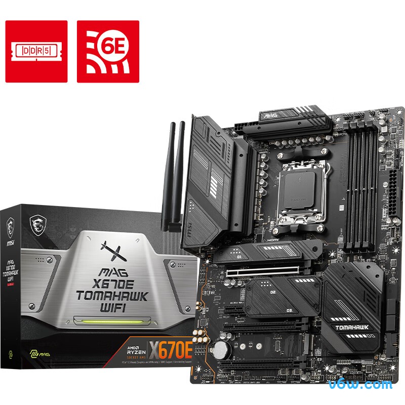 微星X670E TOMAHAWK WIFI主板图片