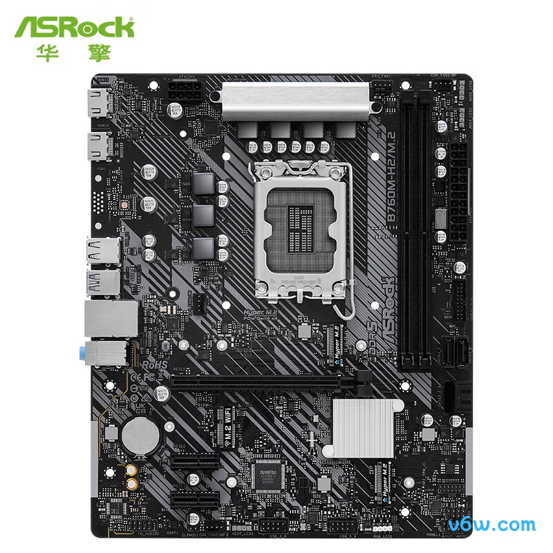 华擎B760M-H2/M.2主板图片