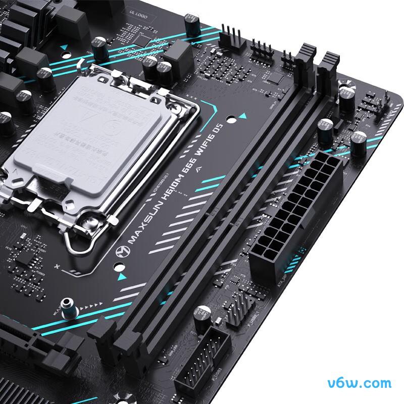 铭瑄MS- H610M 666 WiFi6 D5主板图片