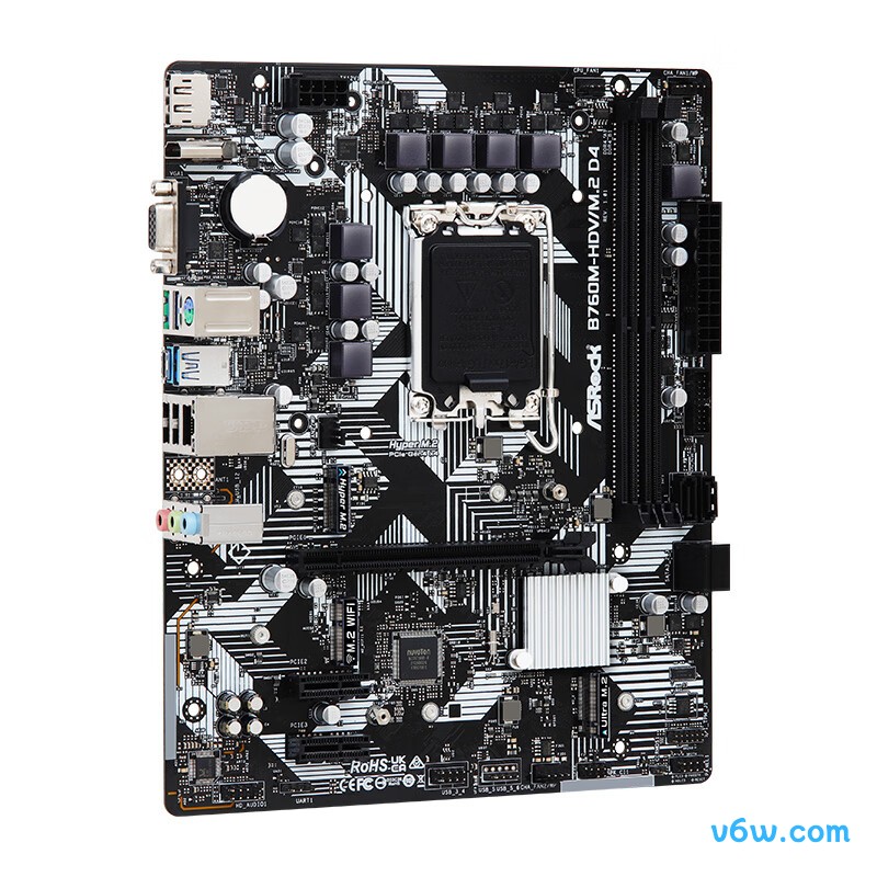 华擎B760M-HDV/M.2 D4主板图片