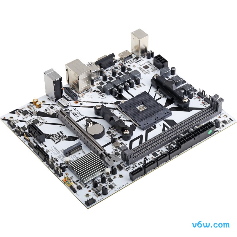 昂达B550E-W主板图片